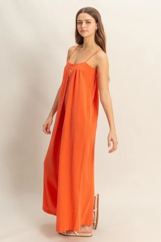 HYFVE Double Gauze Super Flowy Cami Jumpsuit - LuminaHYFVE Double Gauze Super Flowy Cami Jumpsuit
