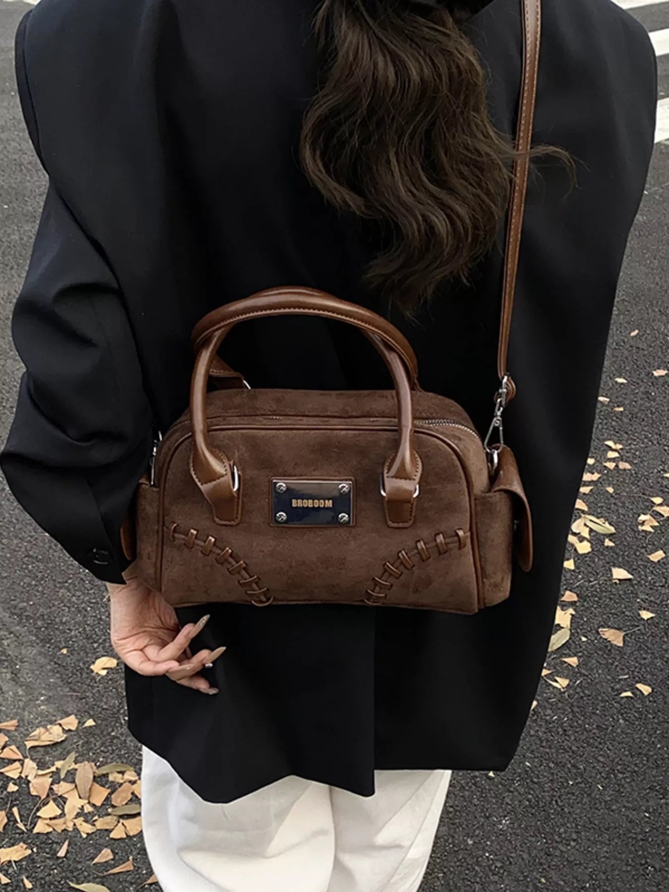 Vintage Top Handle Crossbody Bag - LuminaVintage Top Handle Crossbody Bag