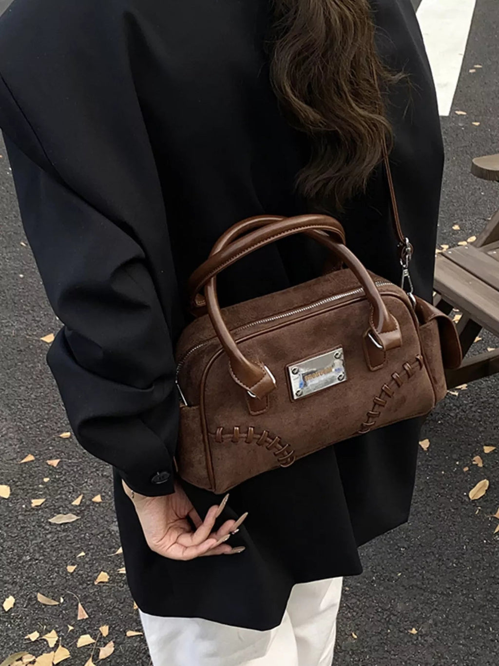 Vintage Top Handle Crossbody Bag - LuminaVintage Top Handle Crossbody Bag