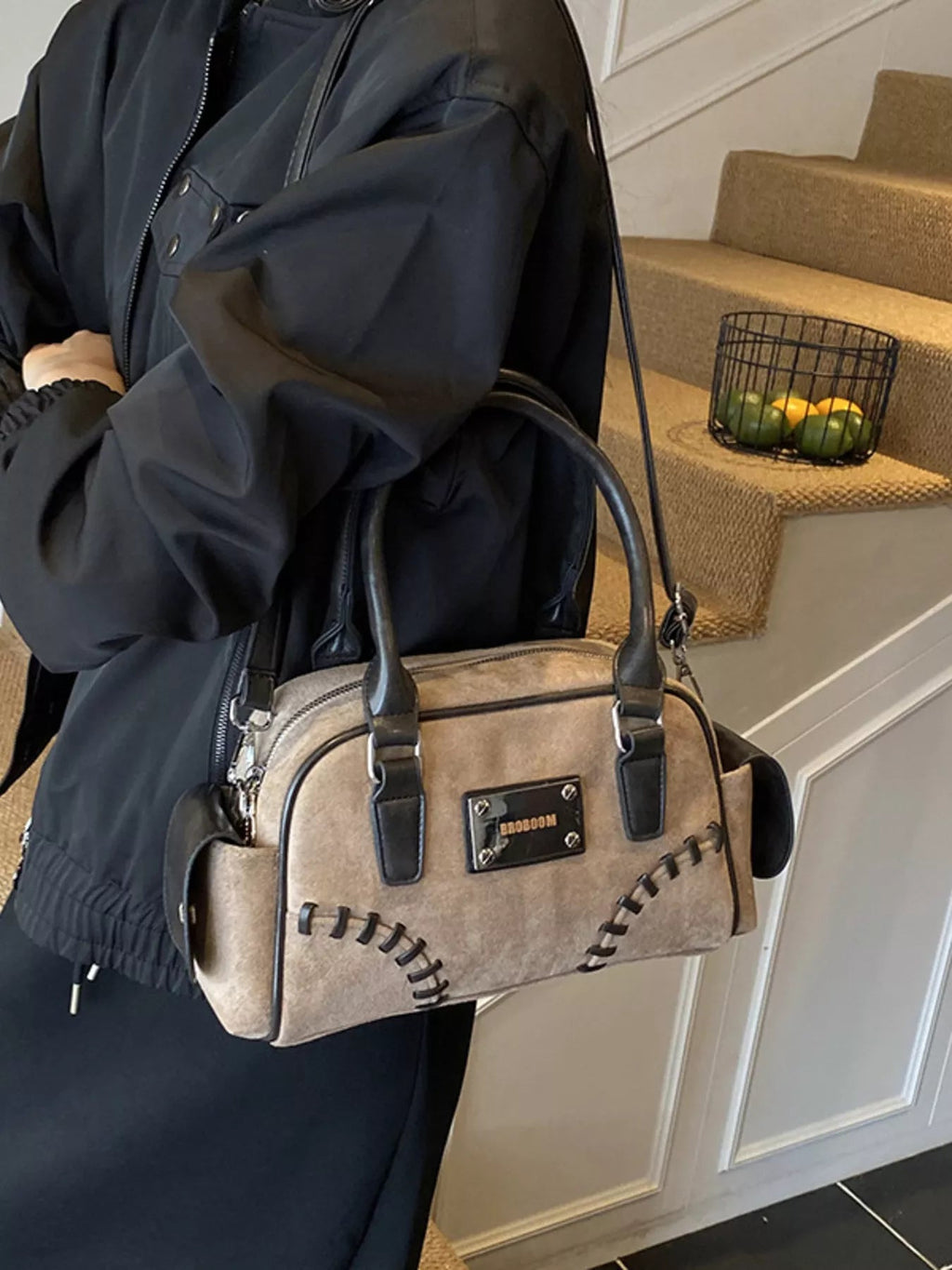 Vintage Top Handle Crossbody Bag - LuminaVintage Top Handle Crossbody Bag
